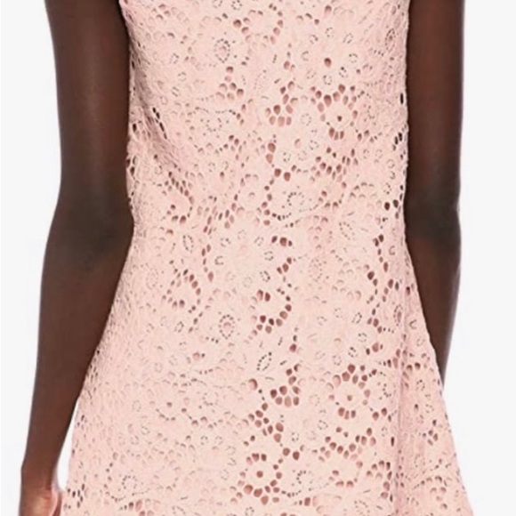 BB Dakota Lost in Lace Plunging V Sleeveless Mini Shift Dress - Picture 5 of 7